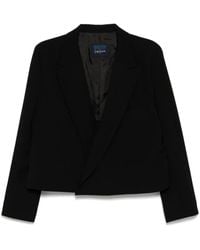 Yohji Yamamoto - Cropped Blazer - Lyst