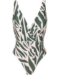 Lygia & Nanny - Maillot De Bain Evita À Imprimé Abstrait - Lyst