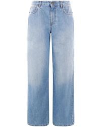 The Row - Eglitta Wide-leg Jeans - Lyst