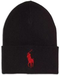 Polo Ralph Lauren - Big Pony Cuff Beanie Hat - Lyst