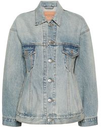 Balenciaga - Veste en jean à taille cintrée - Lyst