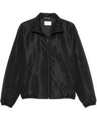 Saint Laurent - Logo-Embroidered Zip-Up Jacket - Lyst