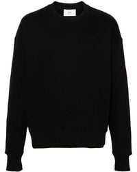 Ami Paris - Sweater Met Geborduurd Logo - Lyst