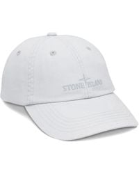 Stone Island - Baseballkappe Mit Logo-Stickerei - Lyst