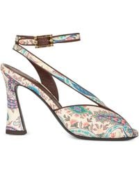 Etro - Sandalen Mit Hohem Absatz - Lyst