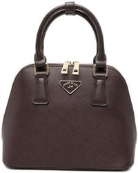 Marc Ellis - Paget M Logo-Plaque Cross-Hatch Tote Bag - Lyst