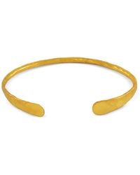 Ottoman Hands - Ekavi Hammered Cuff Bracelet - Lyst