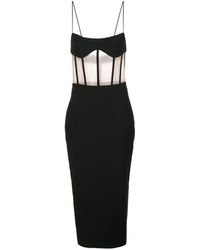 Rasario Jurk Met Korsettaille - Zwart