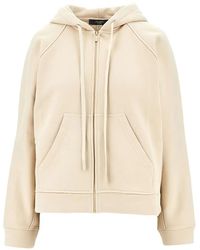 Weekend by Maxmara - Zip-Up Cotton Sweatshirt - Lyst