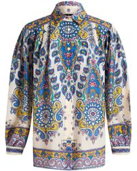 Etro - Overhemd Met Paisley-Print - Lyst