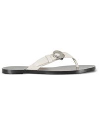 Coperni - Open-Toe Thong Sandals With Buckle Detail - Lyst