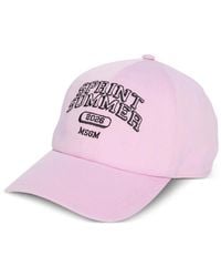 MSGM - Casquette À Logo - Lyst