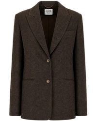 LE SULLY STUDIO - Peak-Lapel Single-Breasted Jacket - Lyst