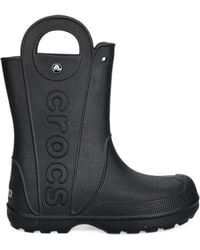 Crocs™ - Handle It Logo-Embossed Rain Boots - Lyst