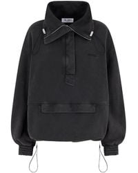 The Attico - Sweat À Détail De Zip - Lyst