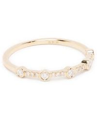 EF Collection - 14Kt Diamond Stack Ring - Lyst