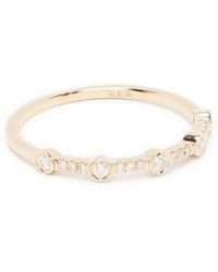 EF Collection - 14Kt Diamond Stack Ring - Lyst