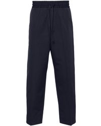 Lardini - Pantalones ajustados de talle medio - Lyst