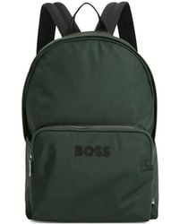BOSS - Catch Logo-Patch Backpack - Lyst