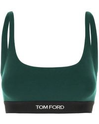 Tom Ford - Logo-Waistband Sports Bra - Lyst