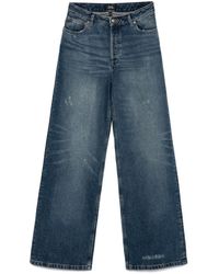 A.P.C. - Elisabeth Flared Jeans Met Stonewashed Effect - Lyst