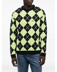 AWAKE NY - Argyle-Check Pattern Jumper - Lyst