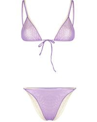 Oséree - Set bikini a triangolo con doppio strato - Lyst