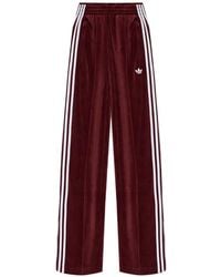 adidas - Velour Side-Stripe Track Pants - Lyst