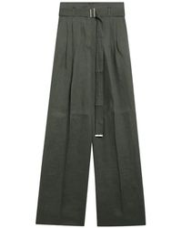 Max Mara - Belted Pleated Trousers - Lyst