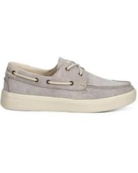 Napapijri - Bark Suede Boat Shoes - Lyst