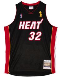 Mitchell & Ness - "Nba Heat 05-06 Shaquille O'Neal" Basketbal Jersey - Lyst
