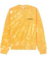 Sporty & Rich - Logo-Embroidered Tie-Dye Sweatshirt - Lyst
