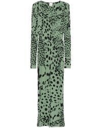 Nanushka - Leopard-Print Maxi Dress - Lyst