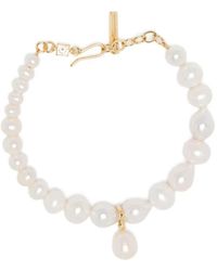 Completedworks - Pulsera Con Colgante De Perla - Lyst