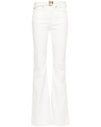 Pinko - Mid-rise Flared Jeans - Lyst