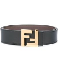 gold fendi belt