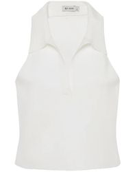 Jonathan Simkhai - Halterneck Polo Top - Lyst