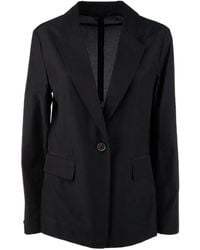 Peserico - Button Pocket Blazer - Lyst