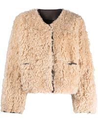 Stand Studio - Charmaine Reversible Faux-Shearling Jacket - Lyst