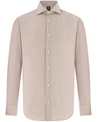 BOGGI - Striped Windsor-Collar Shirt - Lyst