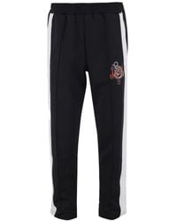 Just Cavalli - Logo-Print Side-Stripe Track Pants - Lyst