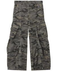 Izzue - Cargo Con Stampa Camouflage - Lyst