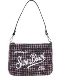 MC2 Saint Barth - Logo-Embroidered Zip-Fastening Clutch Bag - Lyst