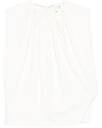 Nude - Blouse Met Ronde Hals - Lyst