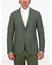 Tagliatore - Single-Breasted Notch-Lapels Blazer - Lyst