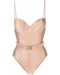 Noire Swimwear - Buckle-Fastened Swimsuit - Lyst