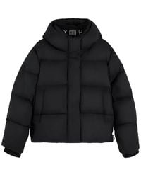 Tommy Hilfiger - Logo-Embroidered Down Jacket - Lyst