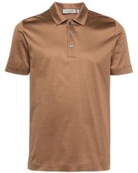 Canali - Cotton Jersey Polo Shirt - Lyst