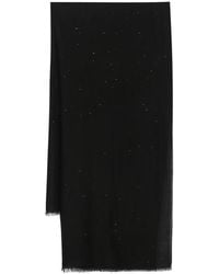 Faliero Sarti - Sequin-Embellished Wool Scarf - Lyst