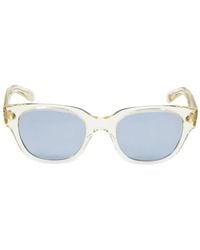 Eyevan 7285 - Lunettes De Soleil Flash-E À Monture Carrée - Lyst